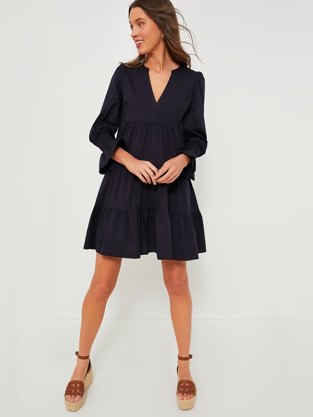 Pomander Place Navy Dress Cotton Poplin Kenzo Tuckernuck